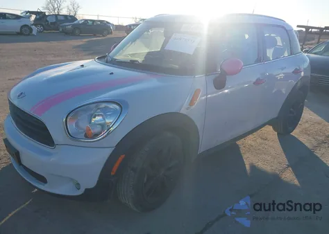 2013 Mini Countryman Cooper from USA, damaged, VIN WMWZB3C54DWM09869